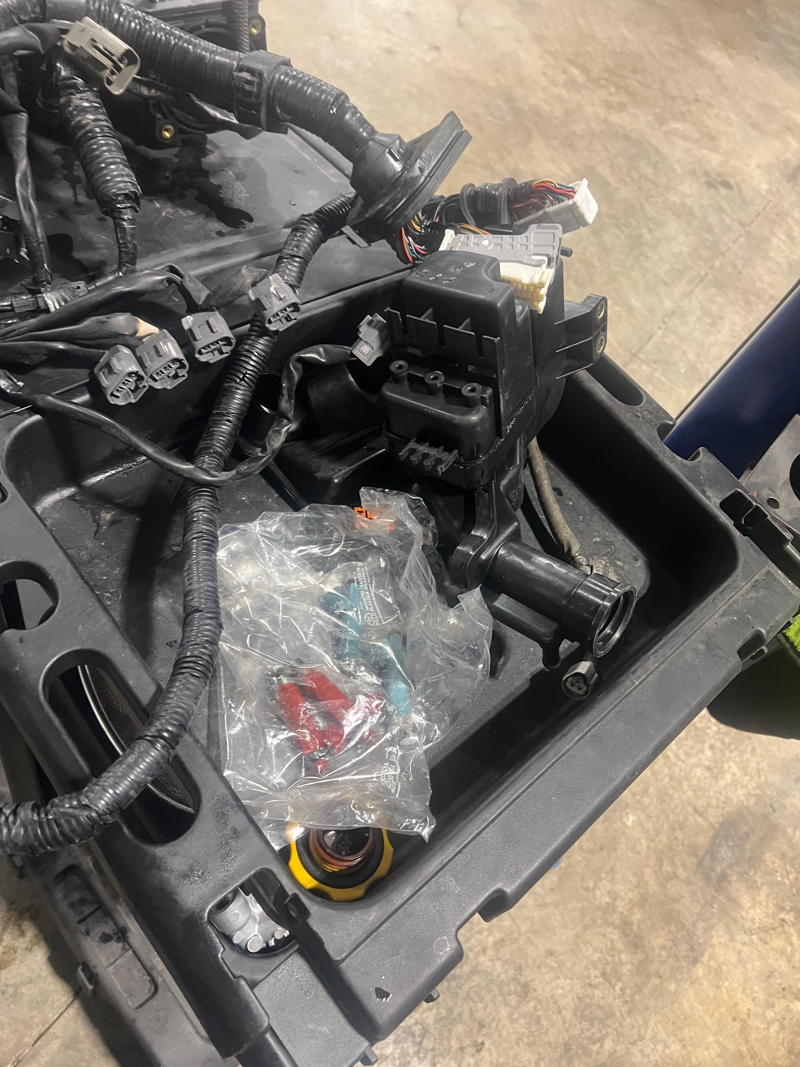 Ultrasonic Cleaning wiring harness 